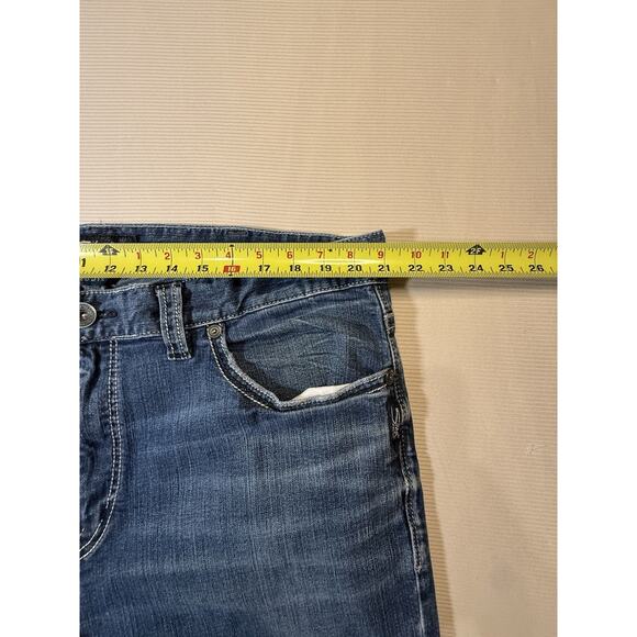 Silver Jeans Co Eddie Men’s Jeans Blue Relaxed Fit Straight Leg Denim 42x30 - Picture 8 of 10